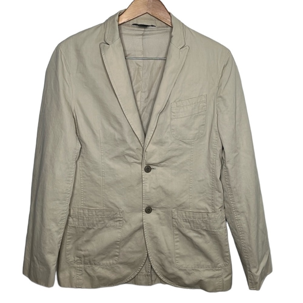 Armani Exchange Tan 2 Button Blazer Jacket Women Size Small Blemish